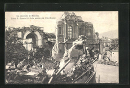 AK Messina, La Catastrofe Di Messina, Chiesa S. Giovanni, Erdbeben  - Rampen
