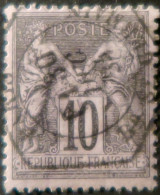 R1311/2993 - FRANCE - SAGE TYPE II N°89 CàD Spécial : PARIS St Germain 30 DEC 1884 - " E1 " Levée Exceptionnelle - 1876-1898 Sage (Type II)