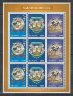 Guyana - 1996 - Disney: Nautical Mickey - Yv 4079/81 - Disney