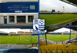 2) Stadion Postkarte Roots Hall Stadium Victoria Avenue Southend United FC On-Sea England Fußball Football The Shrimpers - Football