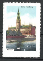 Reklamemarke Hamburg, Blick Zum Rathaus  - Vignetten (Erinnophilie)