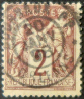 R1311/3003 - FRANCE - SAGE TYPE II N°85 Avec CàD : ORLEANS JOURNAUX PP 20 JANVIER 1898 - 1876-1898 Sage (Type II)