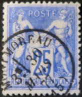 R1311/3004 - FRANCE - SAGE TYPE II N°78 Avec BEAU CàD : MONTMOREAU (Charente) 30 MARS 1877 - 1876-1898 Sage (Tipo II)