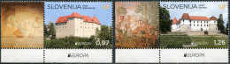 SLOVENIA - 2017 - SET MNH ** - EUROPA Stamps - Palaces And Castles II - Slovénie