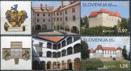 SLOVENIA - 2017 - SET MNH ** - EUROPA Stamps - Palaces And Castles IV - Slowenien