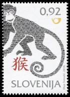 SLOVENIA - 2016 - STAMP MNH ** - The Year Of The Monkey - Slovénie