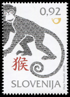 SLOVENIA - 2016 - STAMP MNH ** - The Year Of The Monkey - Slovenia