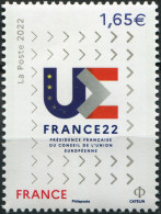 FRANCE - 2022 - STAMP MNH ** - French Presidency Of The Council Of The EU - Unused Stamps