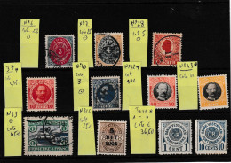 # ANTILLES DANOISES 1873- 1908 Lot De 11 Timbres ( Voir Scan 10 TP + N° 26 * Non Scanné) Cote 180 € - Denmark (West Indies)