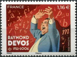 FRANCE - 2022 - STAMP MNH ** - Raymond Devos, Comedian - Unused Stamps