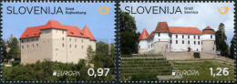 SLOVENIA - 2017 - SET OF 2 STAMPS MNH ** - EUROPA Stamps - Palaces And Castles - Slowenien