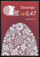 SLOVENIA - 2016 - STAMP MNH ** - 17th World Lace Congress - Slovenië