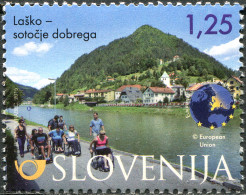 SLOVENIA - 2015 - STAMP MNH ** - Outstanding European Destinations. Laško - Slovénie