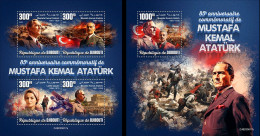 Djibouti 2023, Tribute To Ataturk, 4val In BF +BF - Altri & Non Classificati