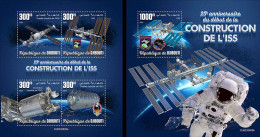 Djibouti 2023, Space, ISS, 4val In BF +BF - Africa