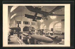 AK Blick In Die Westseite Der Luftschiffhalle  - Zeppeline
