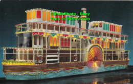 R409327 Blackpool Illuminations. Mississippi Steamer. John Hinde. E. Ludwig - World