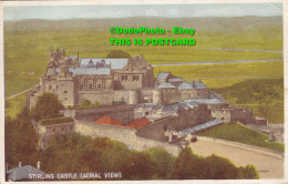 R409340 Stirling Castle. Aerial View. Valentine. Carbo Colour - World