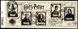 Great Britain 2018 Harry Potter  Minisheet With Barcode Used - Gebraucht