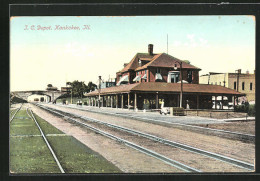 AK Kankakee, IL, J.C. Depot Im Bahnhof  - Sonstige & Ohne Zuordnung