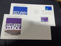 19-4-2024 (2 Z 29) United Nations (USA Office) X 2 FDC - Security Council - FDC