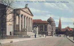 73971828 Posen__POZNAN_PL Stadttheater Mit Ansiedlungskommission Und Paulikirche - Poland