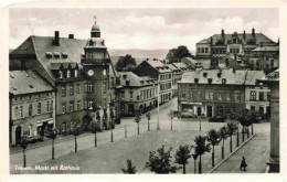 73971792 Treuen_Vogtland_Sachsen Markt Mit Rathaus - Autres & Non Classés