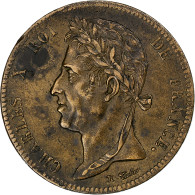 Guyane Française, Charles X, 5 Centimes, 1829, Paris, Bronze, TTB+ - Andere & Zonder Classificatie