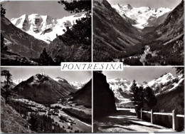 19-4-2024 (2 Z 30) Switzerland - Pontresina (4 Views B/w) - Pontresina