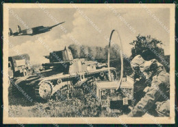 Militari Genieri Carro Armato Telegrafisti WWII FG Cartolina XF7424 - Altri & Non Classificati
