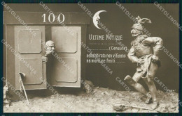 WW1 WWI Kaiser Wilhelm Franz Joseph Paper Moon RPPC Cartolina Postcard XF7583 - Sonstige & Ohne Zuordnung