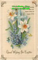 R408969 God Wishes For Easter. Colorful Flowers. Series. 14466. 1911 - Mondo