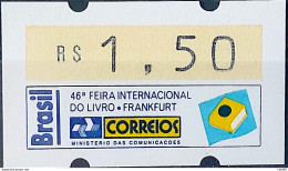 SE 06A Brazil Stamp Label Etiqueta Etichetta Automato Frankfurt 1994 - Frankeervignetten (Frama)