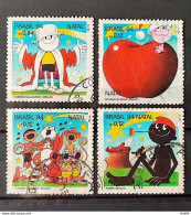 C 1928 Brazil Stamp Ziraldo Christmas Crazy Boy Monkey Saci Perere 1994 Circulated 1 - Used Stamps