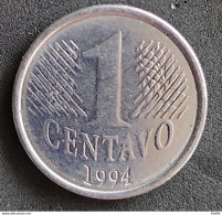 Coin Brazil Moeda Brasil 1994 1 Centavo 3 - Brasil