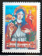 C 1920 Brazil Stamp Santa Clara De Assis Religion Church 1994 - Unused Stamps