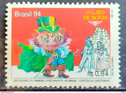 C 1918 Brazil Stamp First Children's Book Contos Da Carochinha Child 1994 Puss In Boots - Neufs