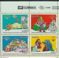 C 1917 Brazil Stamp First Children's Book Tales Of Carochinha Child 1994 Vignette Correios - Unused Stamps