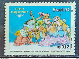 C 1917 Brazil Stamp First Children's Book Contos Da Carochinha Child 1994 Dona Baratinha - Unused Stamps