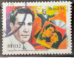 C 1913 Brazil Stamp Vicente Celestino Music 1994 Circulated 3 - Gebruikt