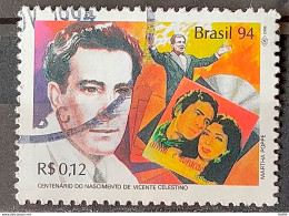 C 1913 Brazil Stamp Vicente Celestino Music 1994 Circulated 4 - Usati