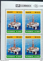 C 1906 Brazil Stamp Petrobras Petroleum Energy 1994 Block Of 4 Vignette Correios - Neufs