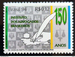 C 1910 Brazil Stamp Institute Of Brazilian Lawyers Justice 1994 - Unused Stamps