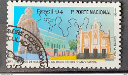 C 1887 Brazil Stamp 150 Years Priest Cicero Church Religion 1994 Circulated 1 - Oblitérés