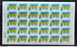 C 1885 BRAZIL STAMP Vehicles Postal Bicycle Service 1994 Sheet - Neufs