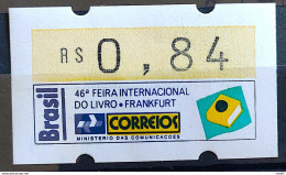 Brazil Stamp Label SE 06 Selo Etiqueta Label Automato Frankfurt 1994 - Ungebraucht