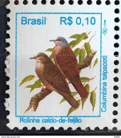 Brazil Regular Stamp RHM 713 Urban Birds Rolinha Caldo De Feijão 1994 - Ungebraucht