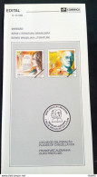 Brazil Brochure Edital 1994 23 Brazilian Literature Without Stamp - Lettres & Documents