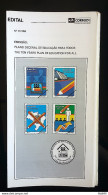 Brazil Brochure Edital 1994 13 Education For All Without Stamp - Lettres & Documents