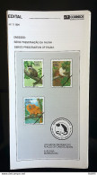 Brazil Brochure Edital 1994 11 Preservation Of The Fauna Without Stamp - Lettres & Documents